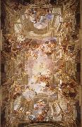 Andrea Pozzo The apotheosis of St. lgnatius Spain oil painting artist